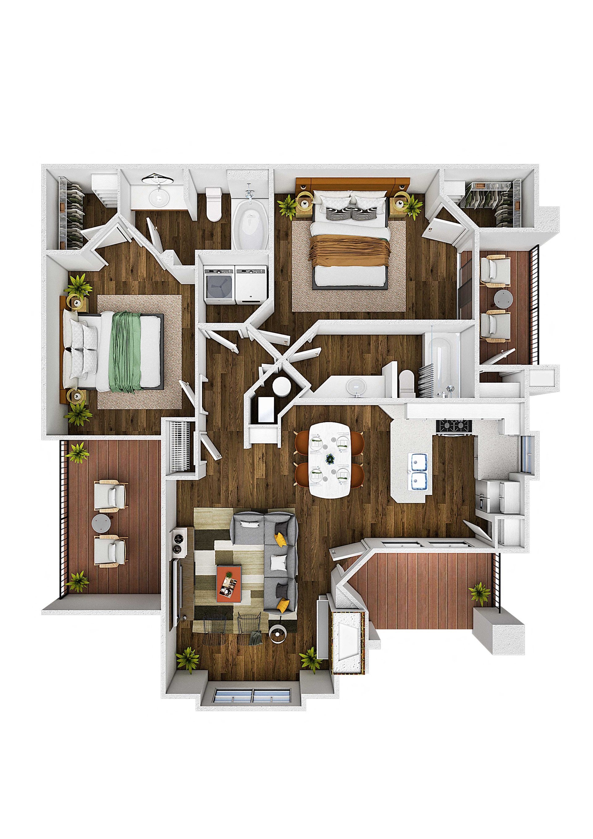 Pinion with Detached Garage floor plan